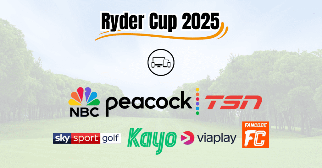 2025 Ryder Cup TV Schedule